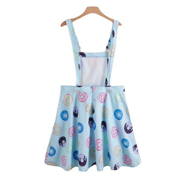 Donut Print Overall Dress Size 12/ 0XL - Picture 2 of 10